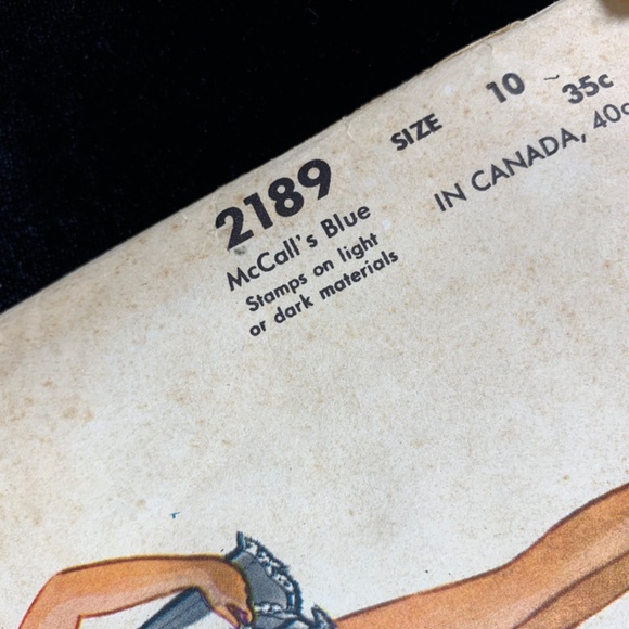 Uncut 1957 McCalls Pattern 2189 Girls 10 Nightgown Pajamas Baby Doll Shortie PJs - Picture 5 of 13